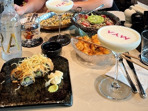 Dining in Dubai with @areebadubai_