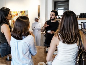 Coffee Crawl in Dubai with @lusaroli