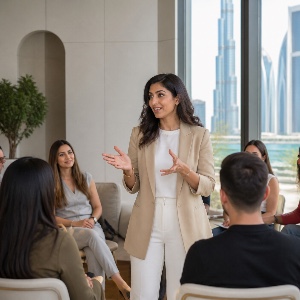 Speak with Confidence Workshop in Dubai with @nyx.speaks