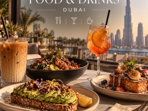 Food and drinks in Dubai with @erika.maparura